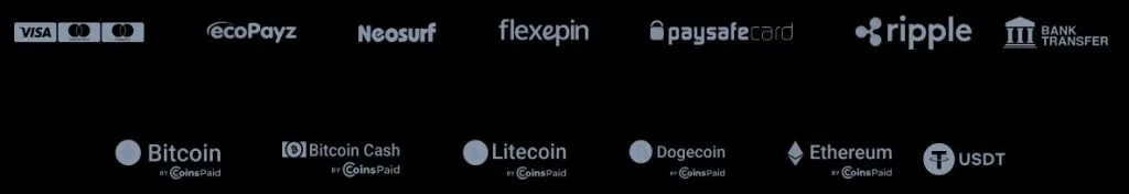 spin samurai payment methods